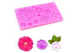 Molde silicona plancha de flores con Gerbera grande (1).jpg